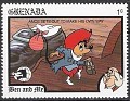 Grenada 1989 Walt Disney 1 ¢ Multicolor Scott 1771
